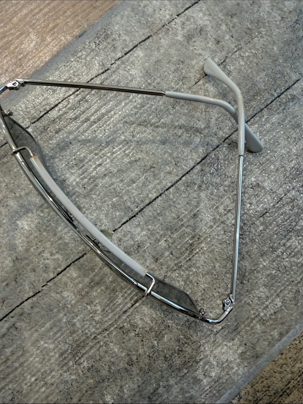 Tom Ford Crossover Aviator Frame Designer Sunglasses Silver Gray